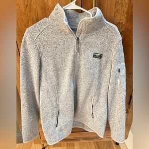 L.L. Bean Women’s Heathered Zip-Up Sweater